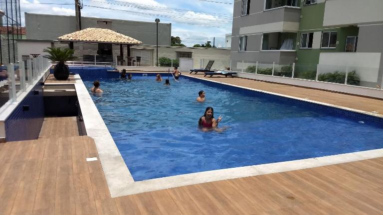 Easy Club 308 Apto 2 quartos Ar condicionado Wi-Fi Netflix Prime piscina Elevador Churrasqueira Sacada 200 m da praia Ideal para Famílias e Amigos Reserve agora - Bed and Breakfast Bugres