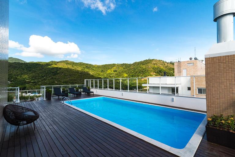 Apto 2 dorm c/ piscina - Praia de Palmas - Bed and Breakfast Governador Celso Ramos