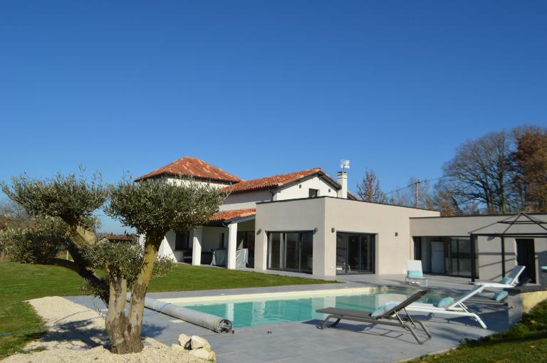 Villa au coeur du Gers avec vue sur les Pyrénées - Ferienwohnung Caumont