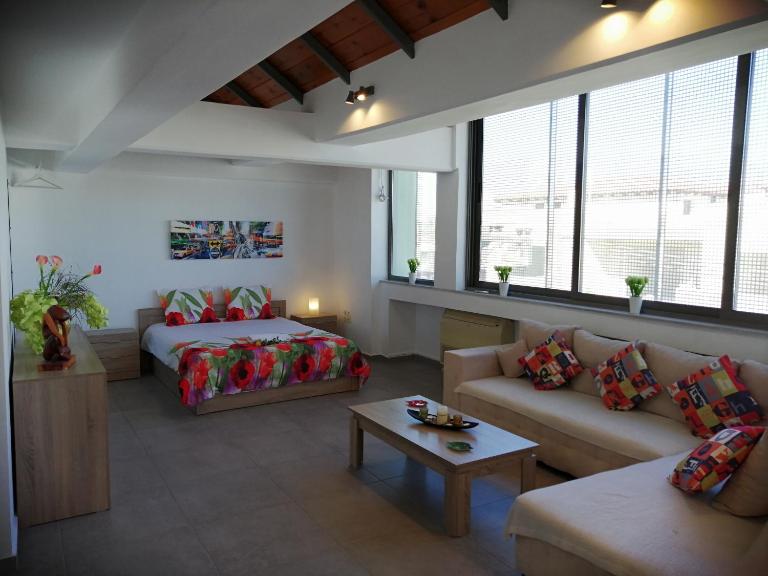 Spacious & Modern Studio Apartment Near the Airport - B&B Glyka Nera