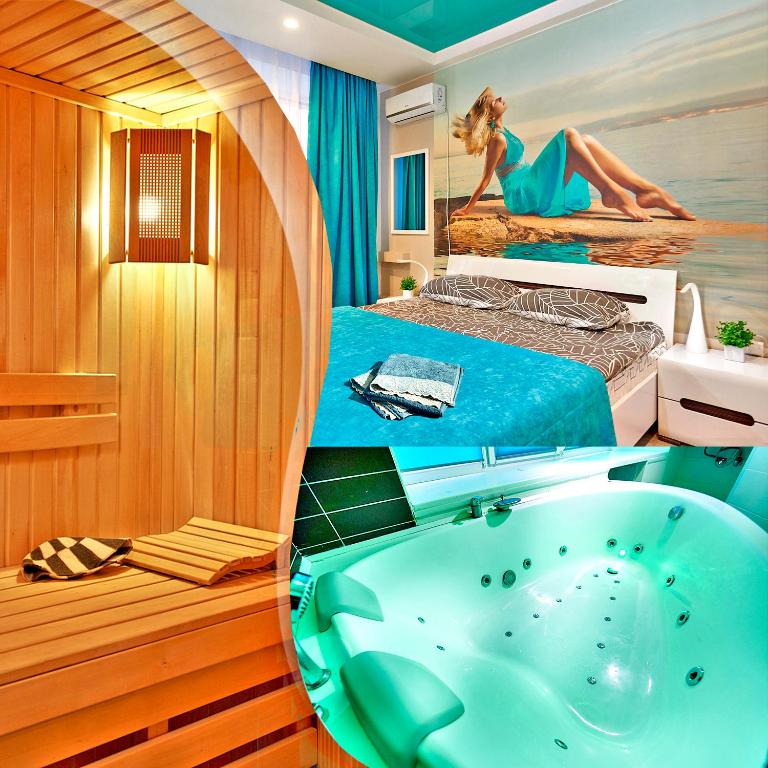 Jacuzzi Sauna Luxury Spa Apartment - Ferienwohnung Kyjiw