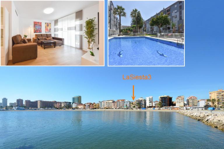 Apartamento lujo playa Lasiesta3 - Bed and Breakfast Fuengirola