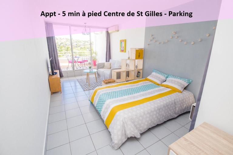 Apt 5 min à pied centre ville - Ferienwohnung Saint-Gilles les Bains