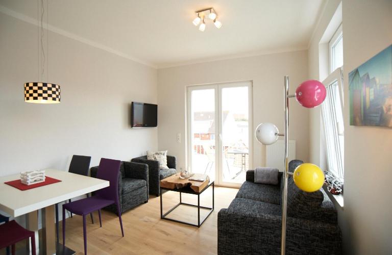 Apartment Eisberg 6 mit Balkon - Chambres d'hôtes Norderney