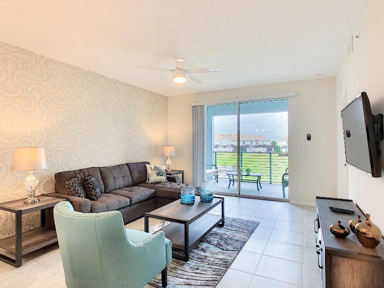 Modern Lakeside 2BR with Console & Waterpark - Ferienwohnung Kissimmee