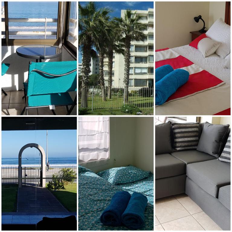 DEPTO 1RA LINEA FRENTE AL MAR Condominio Palmar 4P - Ferienwohnung La Serena