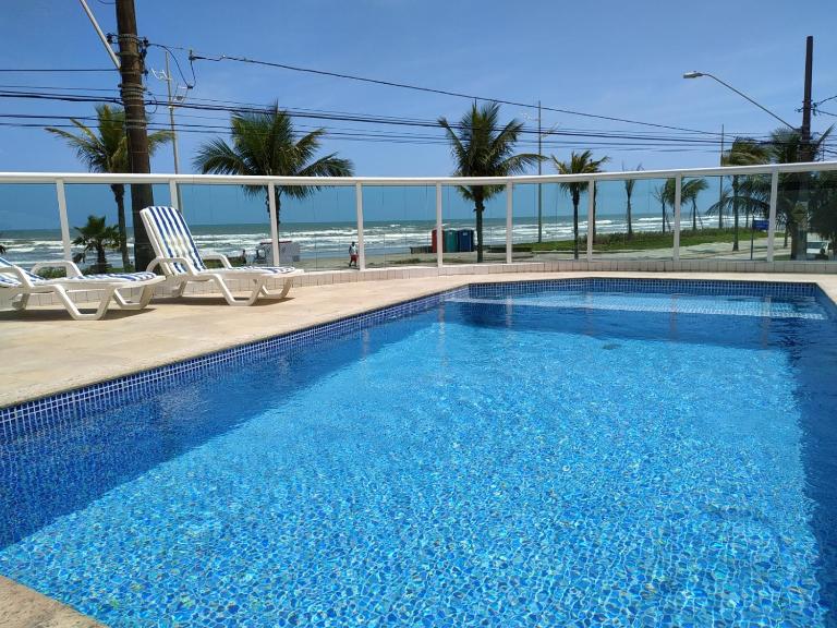 Vista Maravilhosa em frente à praia - Ferienwohnung Praia Grande
