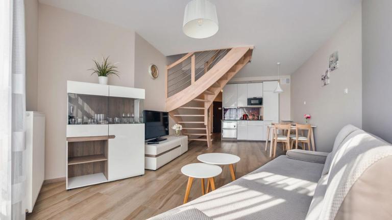 Nowoczesny Apartament z tarasem - B&B Jantar