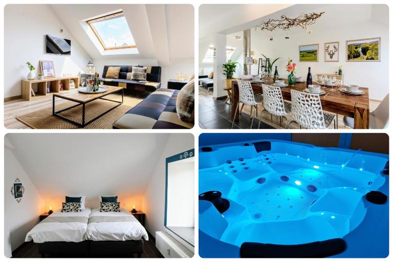 Zythogite Appartement 6 personnes avec jardin, bbq - Chambres d'hôtes Tintigny