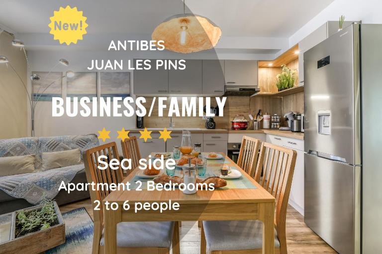 Les Rivages du Soleil- Rivierabookin g-Juan les Pins - B&B Antibes