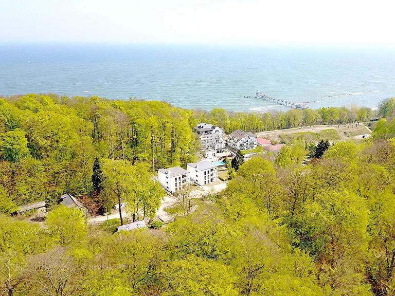 Haus Königsstuhl in Sellin - Penthouse mit Kamin und Balkon - Ferienwohnung Sellin