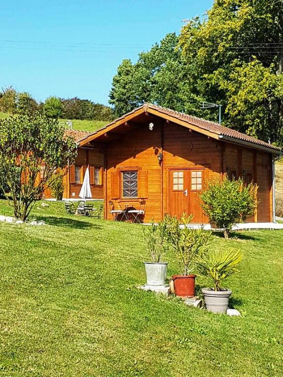Chalet charmant à Dausse avec piscine et jardin - Ferienwohnung Dausse