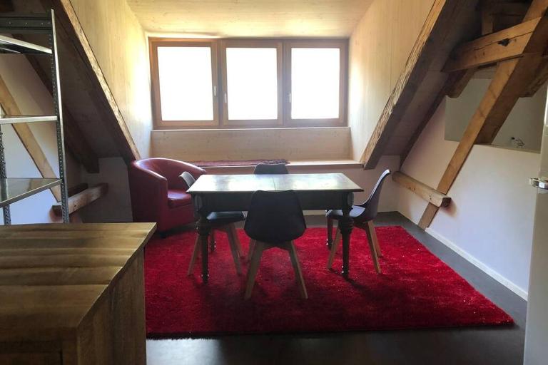 Loft 100m2, im Ökohaus in Susch - B&B Süs