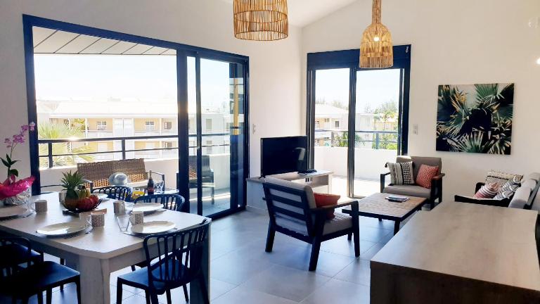 Appartement Etamine, l'Ermitage les Bains, proche du lagon pour 6 personnes - Ferienwohnung La Saline les Bains