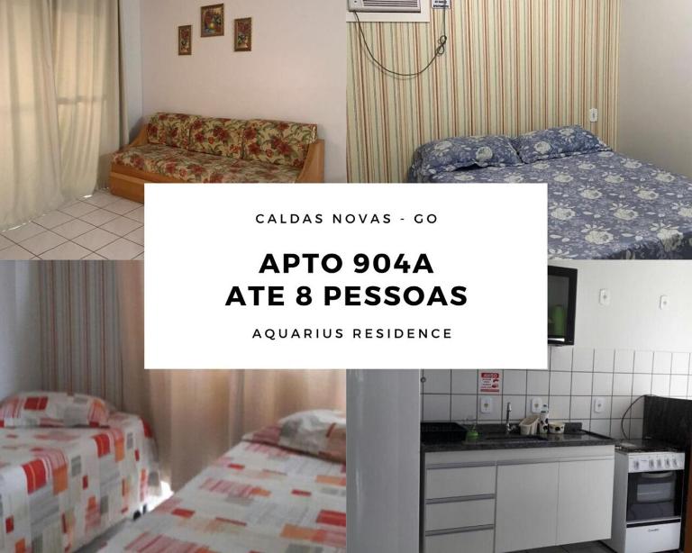 Aquarius Residence 2quartos (8pessoas) - Chambres d'hôtes Caldas Novas