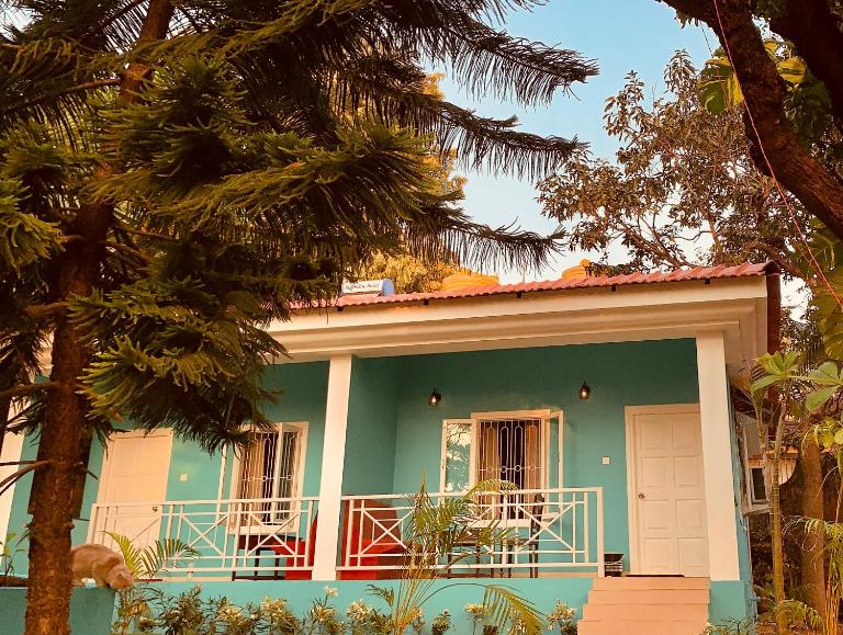 Stan-Inn, North Goa, Vagator, with strong WIFI,free private parking & kitchen, Can Cook where you stay - B&B Vagator