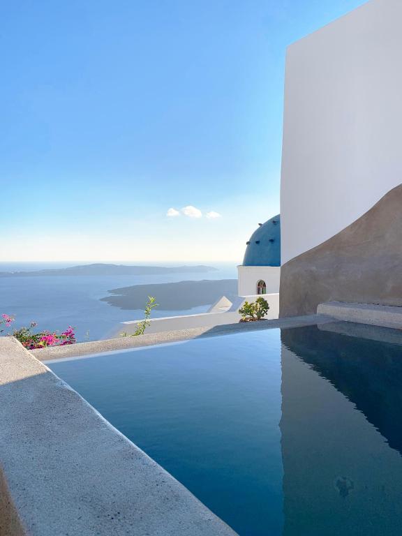 Luxury Villa Blue Dome Santorini - Ferienwohnung Merovígli