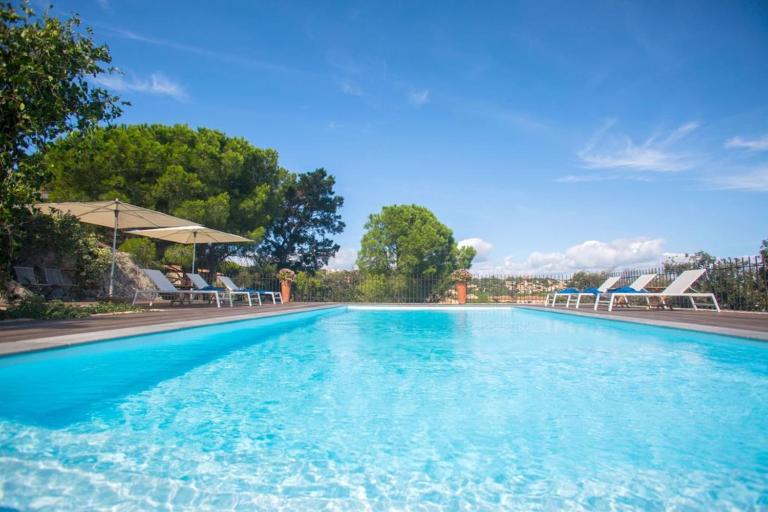 Villa campagne à Calvi piscine chauffée vue mer proche plage et centre - Ferienwohnung Calvi