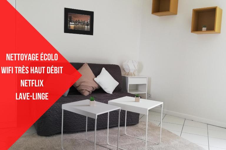 L6 - Green and premium flat close Paris - WIFI & NETFLIX - B&B Longjumeau