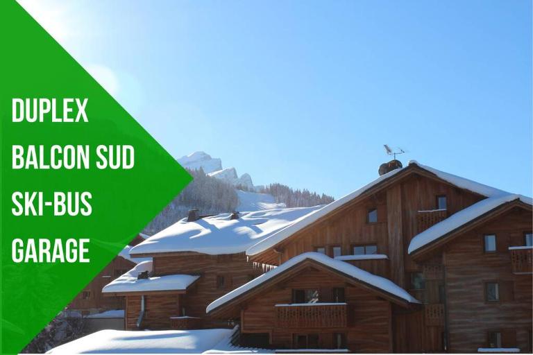 GREEN APPLE CARROZ Duplex WIFI Garage Balcon-Sud Vue Montagne - B&B Les Carroz d'Araches