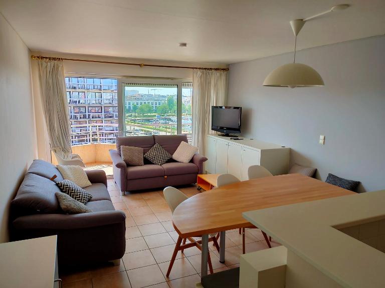 Zongericht appartement met zicht op de jachthaven - Ferienwohnung Ostende