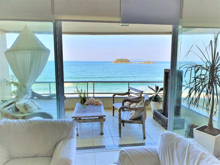 Apt de luxo, pé na areia, 200m2 melhor loc Palmas - Chambres d'hôtes Governador Celso Ramos