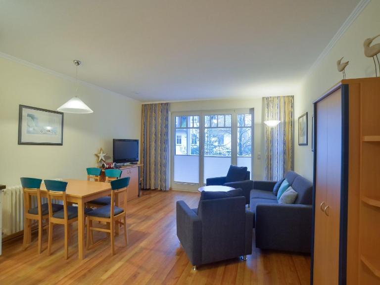 Dünenpark Binz - Komfort Ferienwohnung mit 1 Schlafzimmer und Balkon im Obergeschoss 156 - B&B Ostseebad Binz