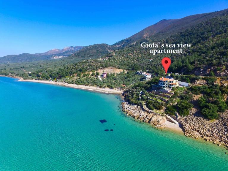 Giotas Sea View Apartment - Chambres d'hôtes Skála Kalliráchis