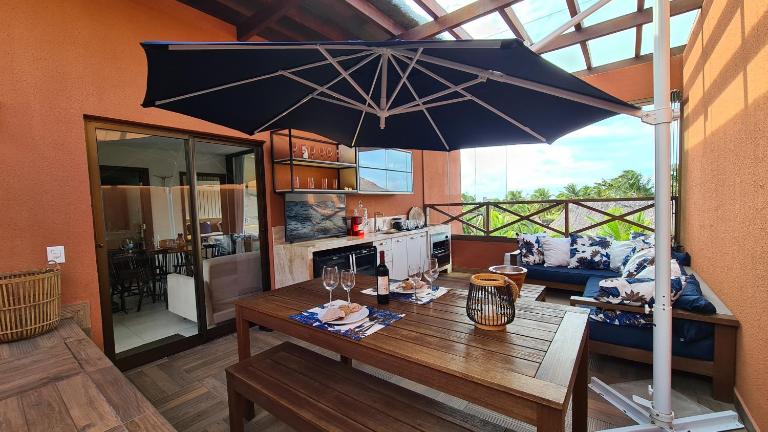 Belíssimo apartamento em Barra Grande Cobertura Villas BobZ 101 m2 com Vista Para o Mar, Barrinha, Barra Grande-PI - B&B Barrinha
