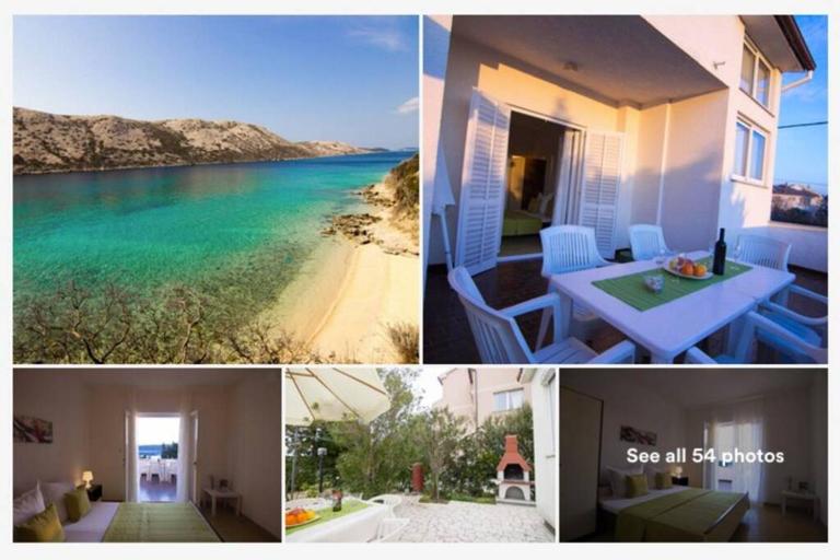 SEA VIEW APARTMENT with big terrace / 2 rooms - B&B Barbat