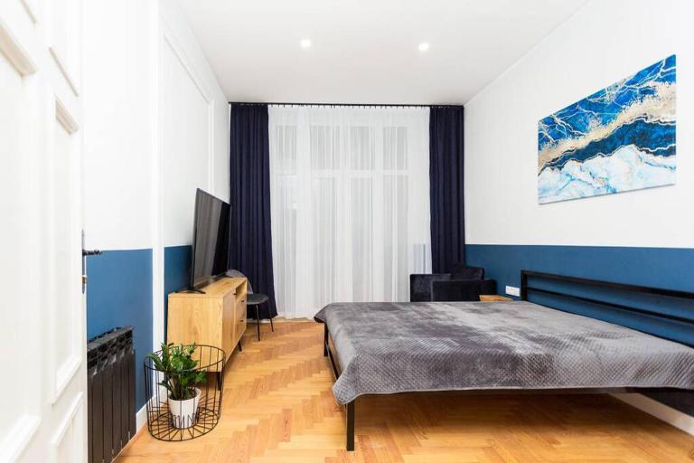 Niebieski apartament Teatralna - Ferienwohnung Kattowitz