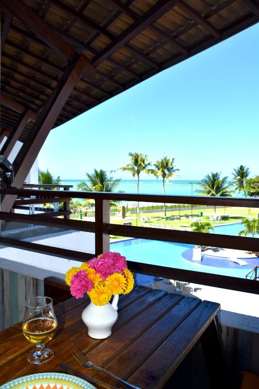 Flat Maui Beach- Com vista e de frente para o mar - Bed and Breakfast Tamandaré