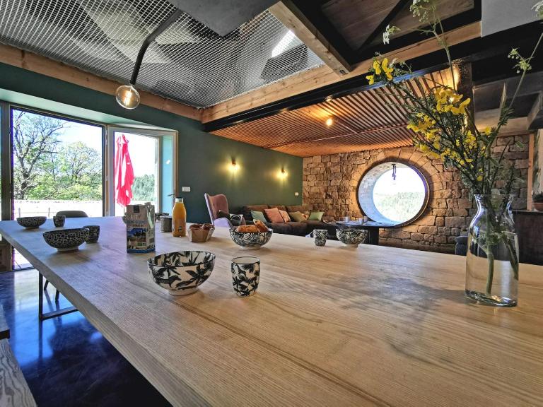 Gite atypique 14 couchages en pleine nature - Bed and Breakfast Lapte