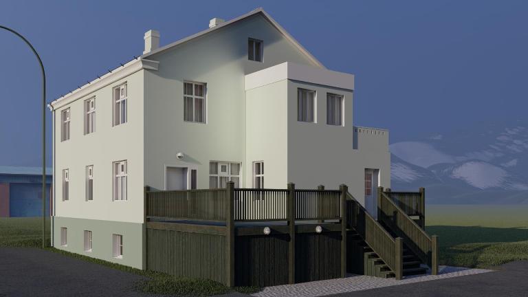 Riverside Hostel - Ferienwohnung Blönduós
