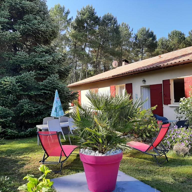Gite climatisé L'Orée des Landes Proche Center Parcs - Ferienwohnung Pindères