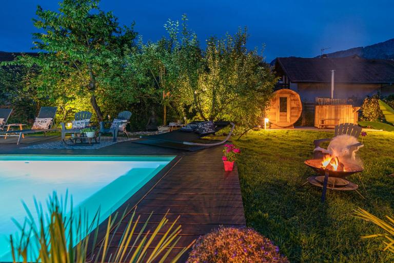 Hygge Lodge Annecy - Ferienwohnung Doussard
