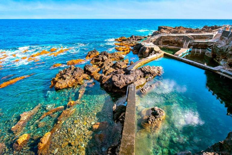 Primera línea en piscinas naturales. - Ferienwohnung Barlovento