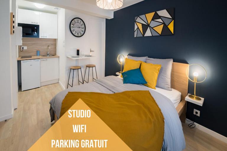 Studio Cosy - Parking - Wifi - Buanderie - Jardin - Chambres d'hôtes Brest