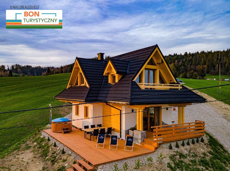 EM Gorce Resort komfortowe domki z sauną i jacuzzi - B&B Waksmund