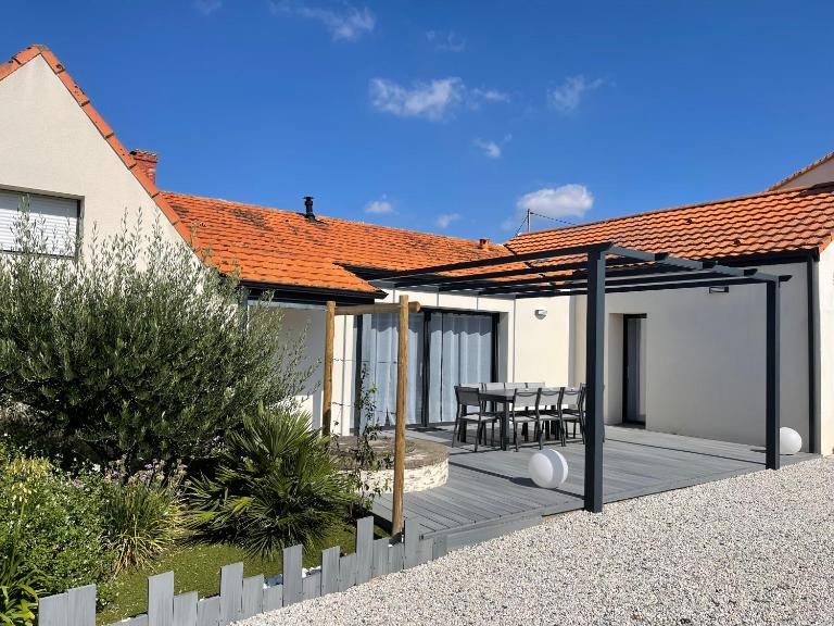 Maison moderne avec jardin à 750m de la mer - Ferienwohnung Pornic