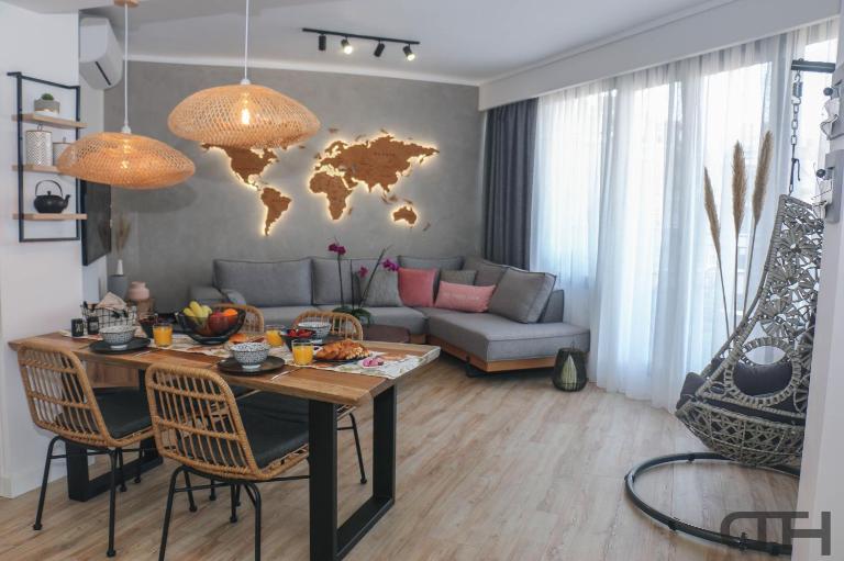 Luxury 80m2 apartment with balcony downtown Thessaloniki - Chambres d'hôtes Thessalonique