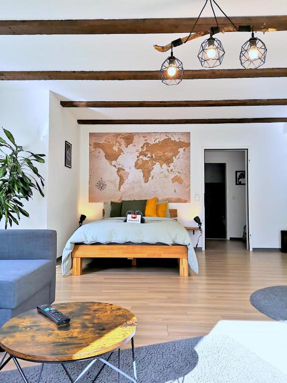 Studio-Apartment mit Garten, Parkplatz & Küche - B&B Offenburg