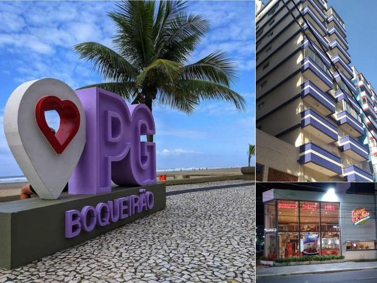 Apartamento Boqueirão - Coração da Praia Grande - B&B Praia Grande