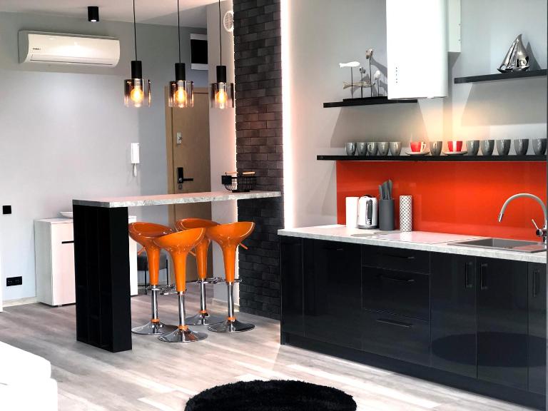 APARTAMENT ELEGANCE ORANGE w Nautica Resort - B&B Giżycko