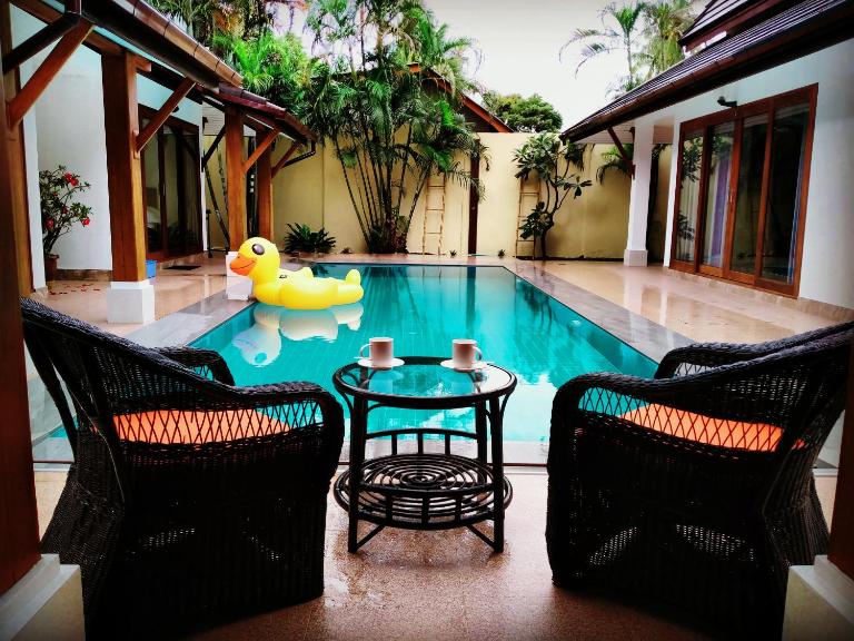 Orange palm pool villa - B&B Ban Chaweng Yai