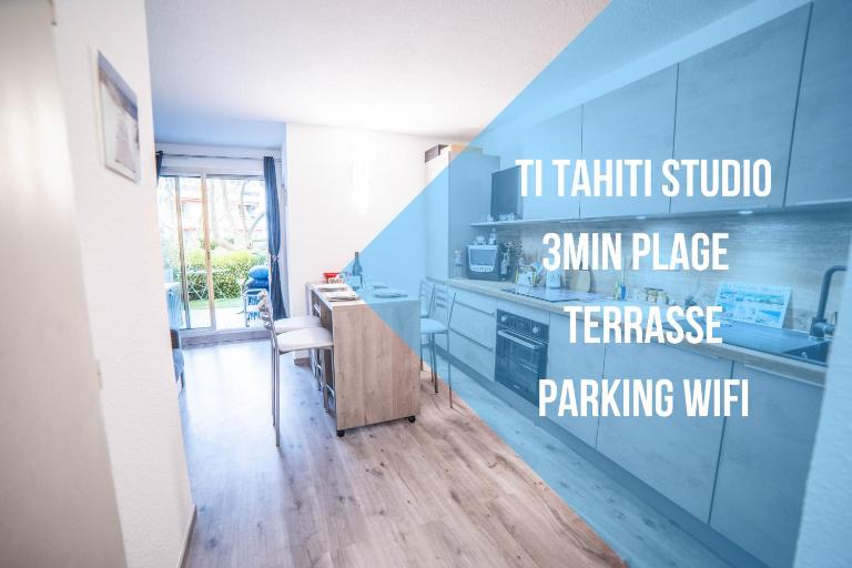 TI TAHITI STUDIO-3MIN PLAGE-TERRASSE COSY-WIFI-PARKING - TOP PROS SERVICESConciergerie La Grande Motte - B&B La Grande-Motte