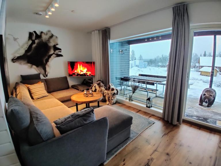 Book in Borgafjäll - New cabins for rent at the slalom slope - Bed and Breakfast Borgafjäll