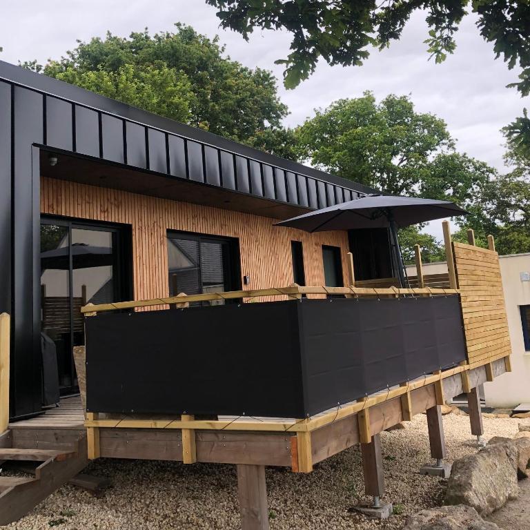 Maison chaleureuse et cosy en bois de 2021 Près de Quimper - B&B Ergué-Gabéric