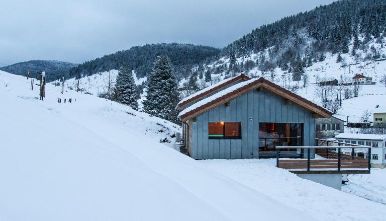 Chalet de standing 9P avec sauna & salle d'escalade - Chambres d'hôtes La Bresse
