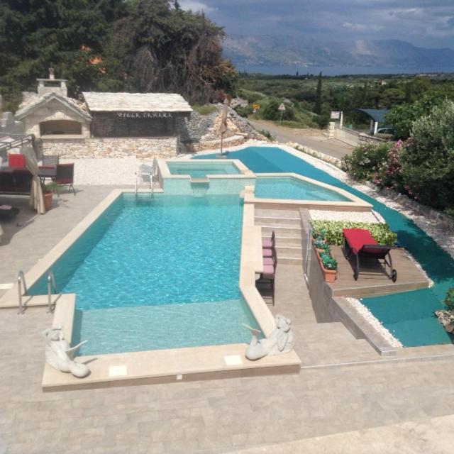 Apartment in Villa Tamara -Pool beheizt ,Meerblick - Chambres d'hôtes Škrip